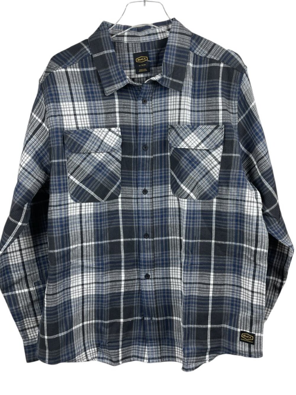 RVCA Dayshift Collection Flannel Long Sleeve Shirt Men's Size XL NWT